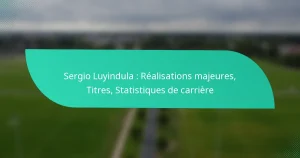 Sergio Luyindula : Réalisations majeures, Titres, Statistiques de carrière